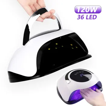 New24W/120W Power Nail Dryer Fast Curing Speed Gel Light Nail Lamp LED UV Lamps For All Kinds of Gel With Timer And Smart Sensor
New24W/120W Power Nail Dryer Fast Curing Speed Gel Light Nail Lamp LED UV Lamps For All Kinds of Gel With Timer And Smart Sensor