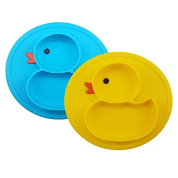 Baby Cute Cartoon Duck Dishes Food-grade Silicone Tableware Kids Training Plate Eco-friendly Children Suction Dinnerware BB5151
Baby Cute Cartoon Duck Dishes Food-grade Silicone Tableware Kids Training Plate Eco-friendly Children Suction Dinnerware BB5151