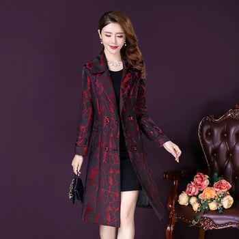 2020 Autumn And Winter Women's Windbreaker Long Coats Fashion Jacket Formal Double Breasted Print Womens Jackets Overcoat
2020 Autumn And Winter Women's Windbreaker Long Coats Fashion Jacket Formal Double Breasted Print Womens Jackets Overcoat