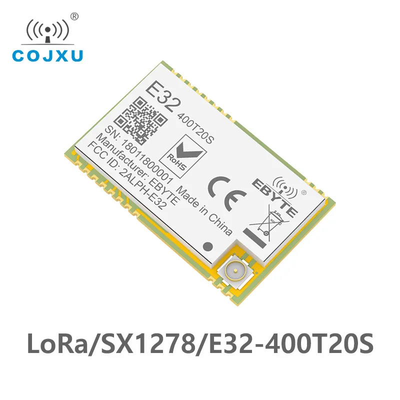 E32-400T20S UART Wireless Modules 470MHz 20dBm SX1278 RF IC LoRa Spread Spectrum Wireless Transceiver Transmitter Receiver
E32-400T20S UART Wireless Modules 470MHz 20dBm SX1278 RF IC LoRa Spread Spectrum Wireless Transceiver Transmitter Receiver