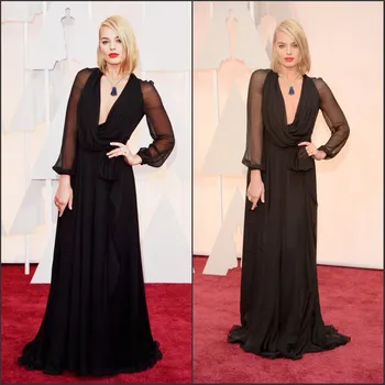 Plus Size 2018 Oscar Margot Robbie Evening Long Sleeve Sexy Ruffle Long Women Summer party gown mother of the bride dresses
Plus Size 2018 Oscar Margot Robbie Evening Long Sleeve Sexy Ruffle Long Women Summer party gown mother of the bride dresses