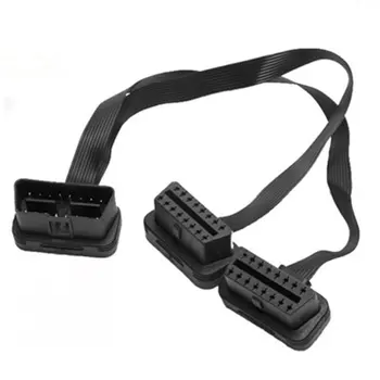 Portable OBD2 Extension Cord One-divided-two Connection Adapter Wire 16-pin Diagnostic Cable for OBD Interface Car Model
Portable OBD2 Extension Cord One-divided-two Connection Adapter Wire 16-pin Diagnostic Cable for OBD Interface Car Model