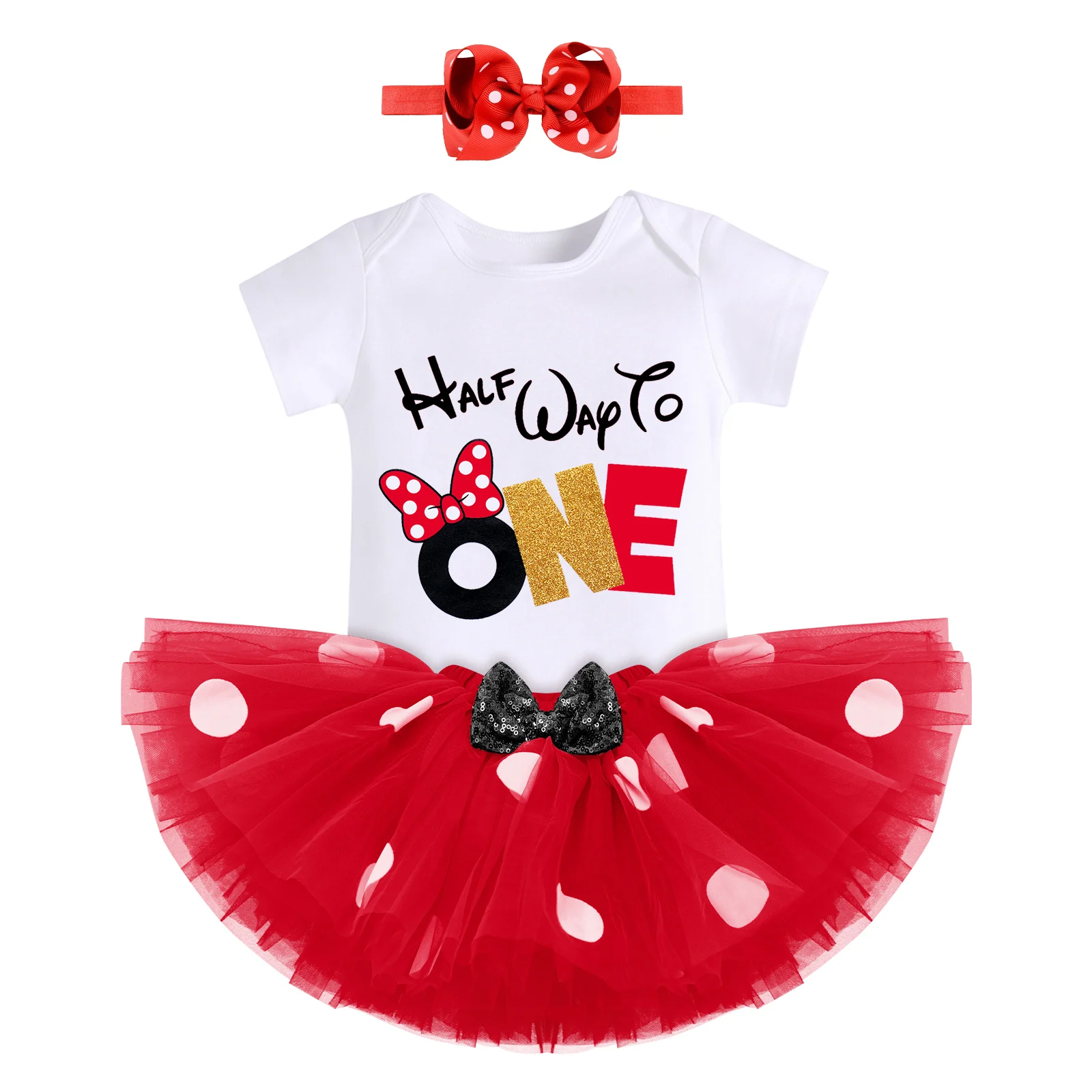 6M Newborn Baby Girls Birthday Party Dress Short Flared Sleeve Polka Dots Bowknot Festive Cake Smash Photo Shoot Daily Wear
6M Newborn Baby Girls Birthday Party Dress Short Flared Sleeve Polka Dots Bowknot Festive Cake Smash Photo Shoot Daily Wear