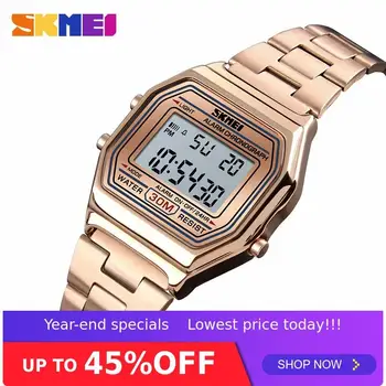 SKMEI 1415 Luxury Brand Ladies Digital Wrist Watch Woman 30m Waterproof Sport Watch Stainless Steel Watchband Relogio Feminino
SKMEI 1415 Luxury Brand Ladies Digital Wrist Watch Woman 30m Waterproof Sport Watch Stainless Steel Watchband Relogio Feminino