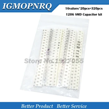 16values*20pcs=320pcs 1206 SMD Capacitor assorted kit 10pF~22uF component diy samples kit new and original
16values*20pcs=320pcs 1206 SMD Capacitor assorted kit 10pF~22uF component diy samples kit new and original