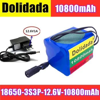 3S3P 12V Battery Original 12V10.8Ah 10800mAh 18650 Rechargeable Batteries 12V With BMS Lithium Battery Protection Plate
3S3P 12V Battery Original 12V10.8Ah 10800mAh 18650 Rechargeable Batteries 12V With BMS Lithium Battery Protection Plate