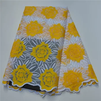 African Lace Fabric High Quality 2020 French Lace Embroidered yellow Line Tulle Lace Fabric For Wedding Dress
African Lace Fabric High Quality 2020 French Lace Embroidered yellow Line Tulle Lace Fabric For Wedding Dress