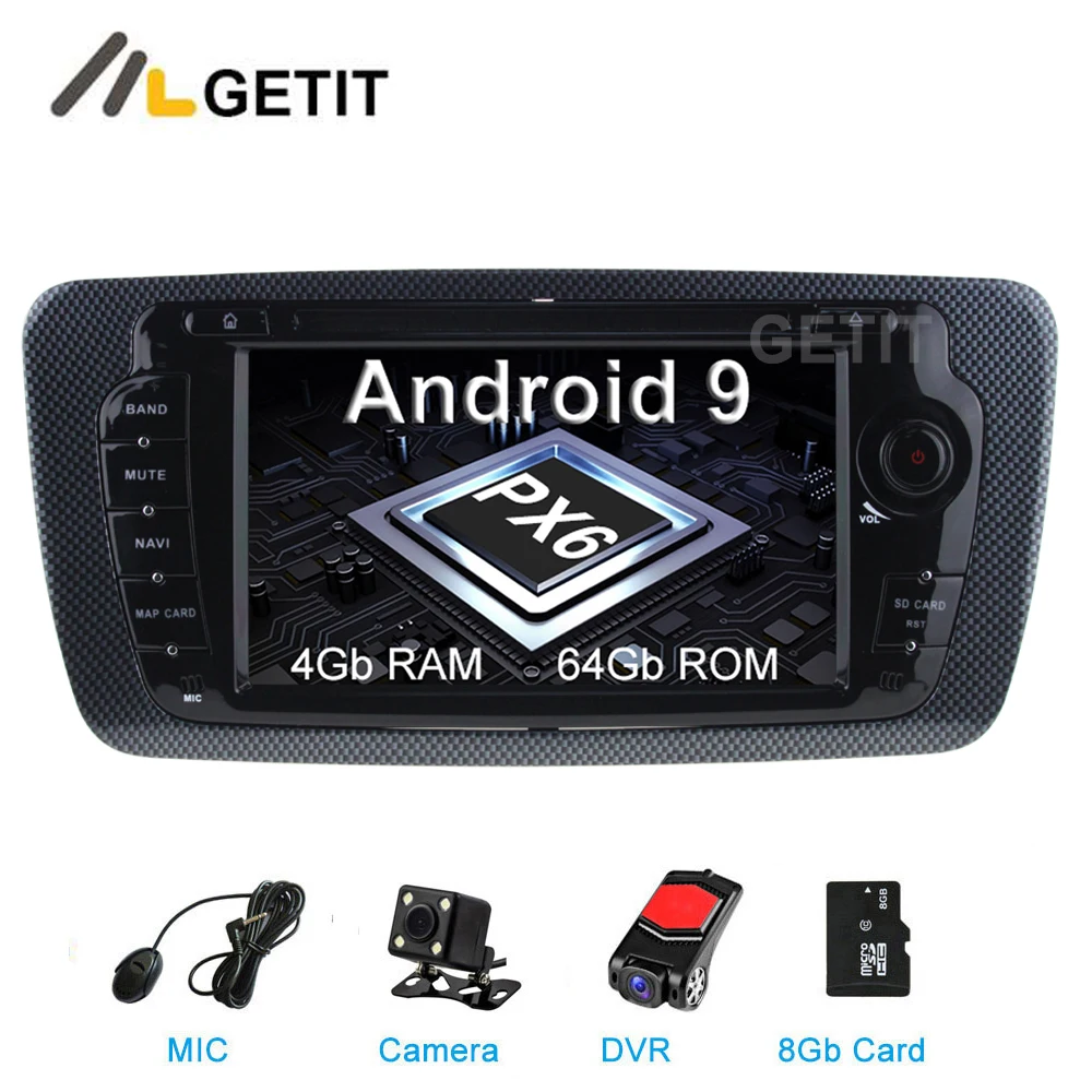 PX6 DSP Android 9 Car DVD Stereo Player GPS for Seat Ibiza 2009 - 2013 with Radio WiFi BT
PX6 DSP Android 9 Car DVD Stereo Player GPS for Seat Ibiza 2009 - 2013 with Radio WiFi BT