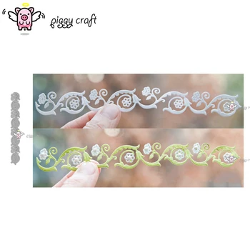 Piggy Craft metal cutting dies cut die mold Flower vine strip edge Scrapbook paper craft knife mould blade punch stencils dies 
Piggy Craft metal cutting dies cut die mold Flower vine strip edge Scrapbook paper craft knife mould blade punch stencils dies