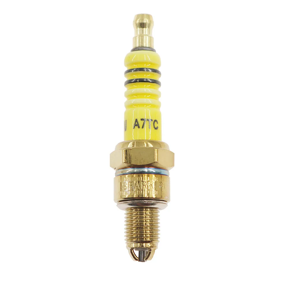 1 Pcs A7TC Motorcycle alloy spark plugs 3-electrode high performance spark plugs A7TC C7HSA U22FS-U Z10YC S102F 2795 U4BC
1 Pcs A7TC Motorcycle alloy spark plugs 3-electrode high performance spark plugs A7TC C7HSA U22FS-U Z10YC S102F 2795 U4BC