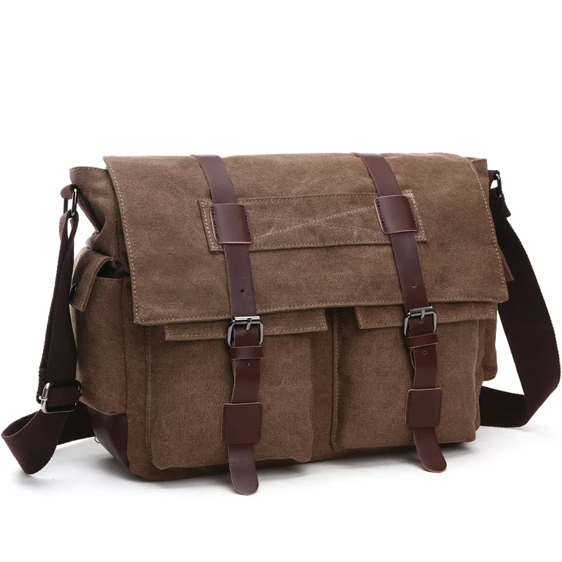Vintage Canvas Business Crossbody Bag Men Large Capacity Laptop Office Messenger Practical Travel Shoulder Satchels H035
Vintage Canvas Business Crossbody Bag Men Large Capacity Laptop Office Messenger Practical Travel Shoulder Satchels H035