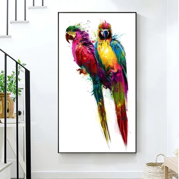 RELIABLI ART Colorful Bird Parrot Pictures Canvas Painting Wall Art For Living Room Animal Posters and Prints Home Decoration
RELIABLI ART Colorful Bird Parrot Pictures Canvas Painting Wall Art For Living Room Animal Posters and Prints Home Decoration