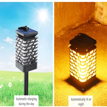 2V/0.64W Photo Sensor Solar Multifunctional Flame Lamp 12 Lamp Beads Solar Landscape Lamp Waterproof Solar Wall Lamp Dropship
2V/0.64W Photo Sensor Solar Multifunctional Flame Lamp 12 Lamp Beads Solar Landscape Lamp Waterproof Solar Wall Lamp Dropship
