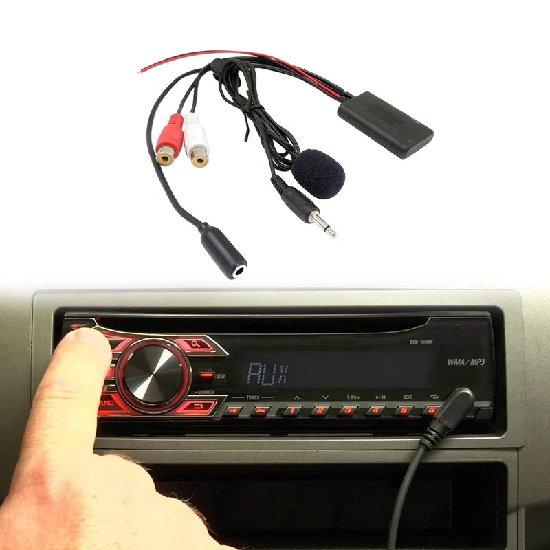 Универсальный автомобильный радиоприемник 3,5 мм RCA аудио AUX вход Bluetooth микрофонный кабель для Pioneer для Hyundai для Nissan для Mazda
Универсальный автомобильный радиоприемник 3,5 мм RCA аудио AUX вход Bluetooth микрофонный кабель для Pioneer для Hyundai для Nissan для Mazda