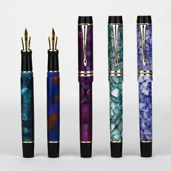 New Celluloid Checker Board Fountain Pen Germany Schmidt Fine Nib 0.5mm Excellent Fashion Office Writing Gift Pen
New Celluloid Checker Board Fountain Pen Germany Schmidt Fine Nib 0.5mm Excellent Fashion Office Writing Gift Pen