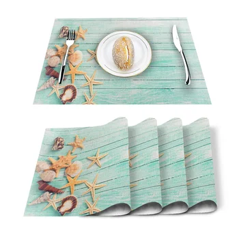 Shell Starfish Wooden Board Summer Placemat for Dining Table Non-slip and Heat-insulating Table Mat Table Decoration
Shell Starfish Wooden Board Summer Placemat for Dining Table Non-slip and Heat-insulating Table Mat Table Decoration