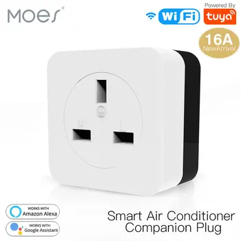 WiFi Smart 16A Air Conditioner Companion IR Remote Controller Wall Plug Smart Life Tuya App Control Work with Alexa Google Home
WiFi Smart 16A Air Conditioner Companion IR Remote Controller Wall Plug Smart Life Tuya App Control Work with Alexa Google Home