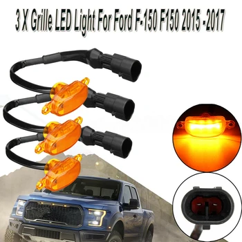3pcs Car LED Grille Lamps Front Grille Running Lights Smoke Lens LED Light Raptor Style Grill Fit for Ford F-150 F150 2010-18 
3pcs Car LED Grille Lamps Front Grille Running Lights Smoke Lens LED Light Raptor Style Grill Fit for Ford F-150 F150 2010-18
