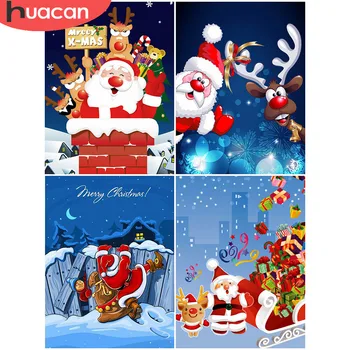 HUACAN Full Square Diamond Painting Cartoon Christmas 5D Cross Stitch Embroidery Santa Claus Home Decoration Gift
HUACAN Full Square Diamond Painting Cartoon Christmas 5D Cross Stitch Embroidery Santa Claus Home Decoration Gift