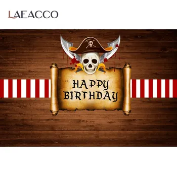 Laeacco Happy Birthday Party Pirate Skull Wood Board Baby Poster Photography Background Photographic Backdrop For Photo Studio 
Laeacco Happy Birthday Party Pirate Skull Wood Board Baby Poster Photography Background Photographic Backdrop For Photo Studio