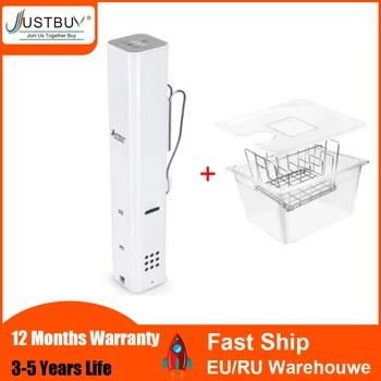 IPX7 WATERPROOF Vacuum Slow Sous Vide Food Cooker Powerful Immersion Circulator LCD Digital Timer Display Stainless Steel
IPX7 WATERPROOF Vacuum Slow Sous Vide Food Cooker Powerful Immersion Circulator LCD Digital Timer Display Stainless Steel