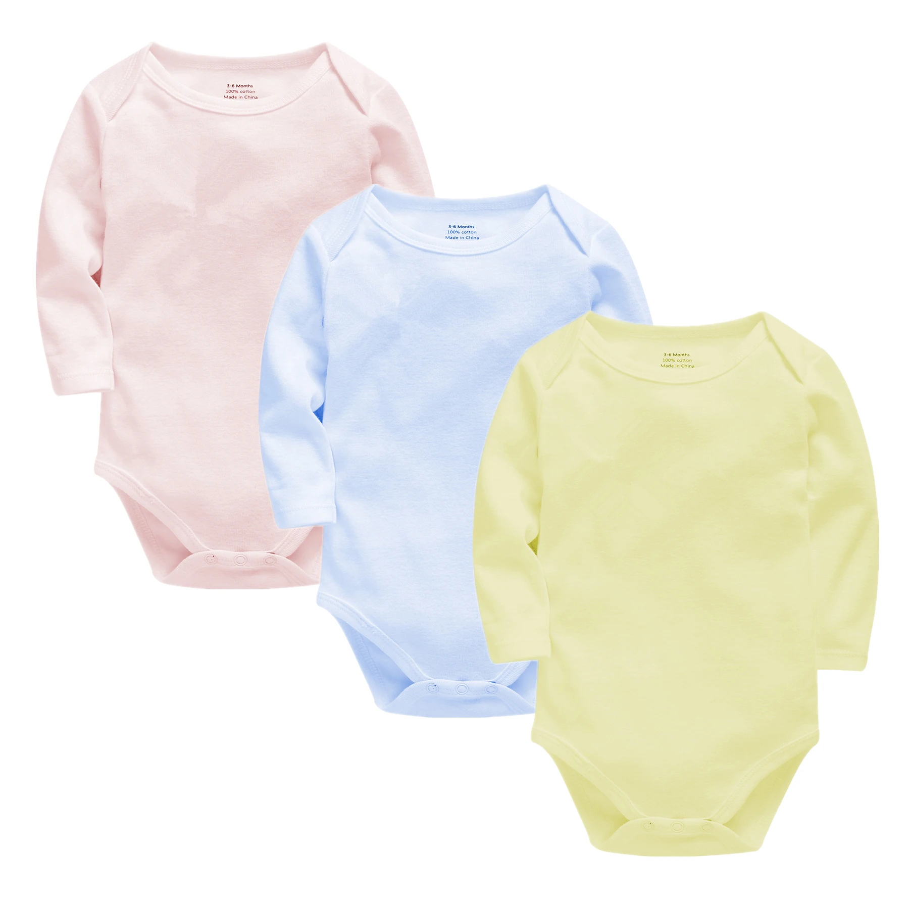 3PCS Infant Newborn Baby Girl Boy Bodysuits 0-24M Spring Autumn Solid Unisex Toddler Clothes Sets Long Sleeve Bodysuits
3PCS Infant Newborn Baby Girl Boy Bodysuits 0-24M Spring Autumn Solid Unisex Toddler Clothes Sets Long Sleeve Bodysuits
