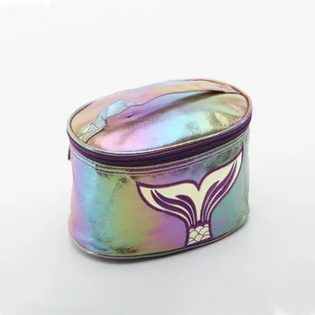 Women's Makeup Bag Mermaid Tail Print Portable Cosmetic Pouch Case with Zipper Top Handle
Women's Makeup Bag Mermaid Tail Print Portable Cosmetic Pouch Case with Zipper Top Handle