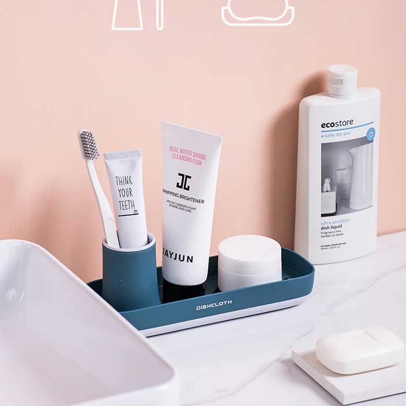 Nordic Plastic Toothbrush Soap Drain Storage Holders Household Kitchen Sink Countertop Sponge Rack Floor Storage Rack Organizer
Nordic Plastic Toothbrush Soap Drain Storage Holders Household Kitchen Sink Countertop Sponge Rack Floor Storage Rack Organizer