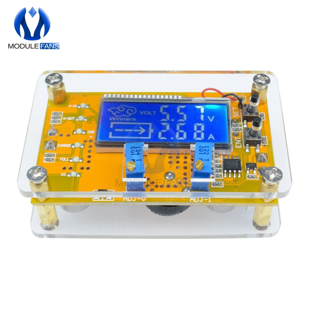 5A Adjustable CC CV LCD Display Step Down Buck Charge Module Panel LED Driver Power Converter Board Module With Case
5A Adjustable CC CV LCD Display Step Down Buck Charge Module Panel LED Driver Power Converter Board Module With Case