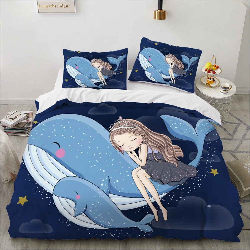children's Bed linen set for home Bedding Set Blanket cover 150*200 200*220 size Bedspread Pillowcase Kids Baby Cartoon dolphin
children's Bed linen set for home Bedding Set Blanket cover 150*200 200*220 size Bedspread Pillowcase Kids Baby Cartoon dolphin