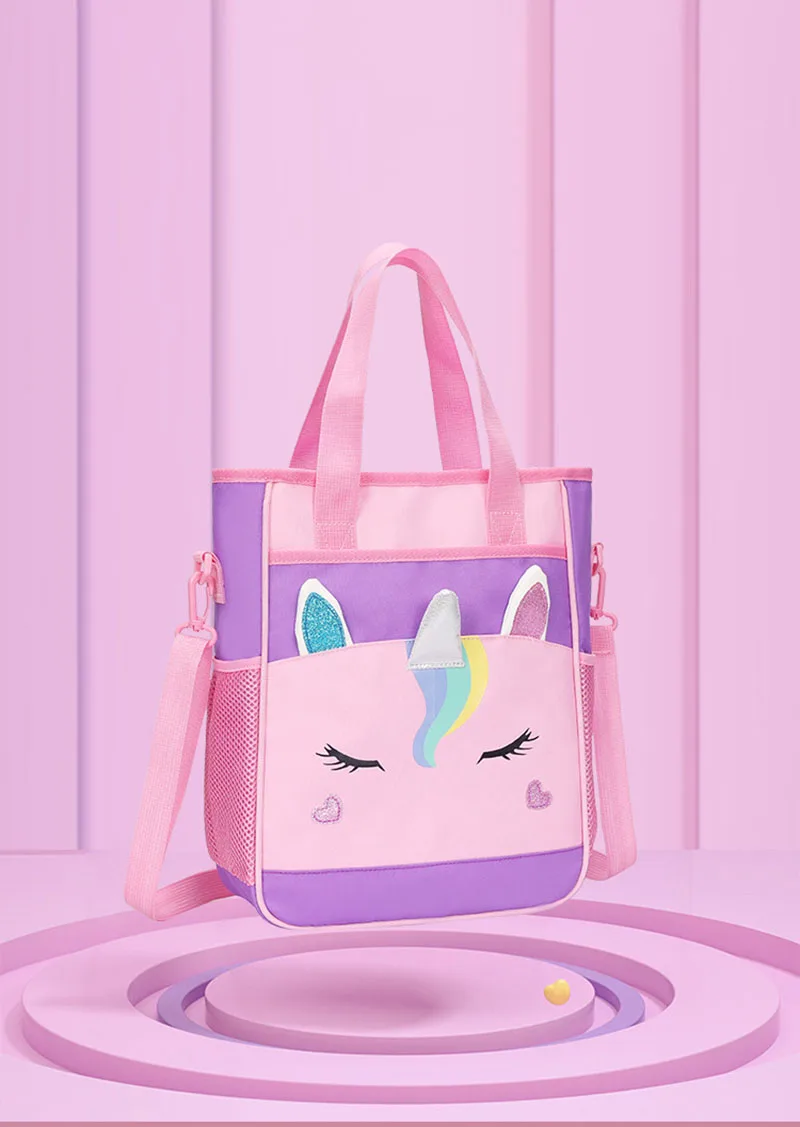 Unicorn Lovely School Tote Bag For Girls Unicorn Lovely School Tote Bag For Girls