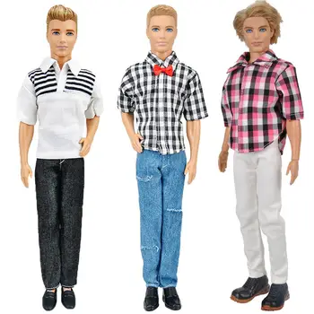 Kuulee 3Pcs Men Outfits Daily Casual Wear Blouse Pant Clothes Set for 32CM Ken Doll Toys Accessories Gifts
Kuulee 3Pcs Men Outfits Daily Casual Wear Blouse Pant Clothes Set for 32CM Ken Doll Toys Accessories Gifts