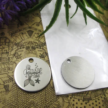 20pcs--"Its a Mermaid Thing"stainless steel charms 5 styles for choosing DIY Charms for necklace bracelets
20pcs--"Its a Mermaid Thing"stainless steel charms 5 styles for choosing DIY Charms for necklace bracelets