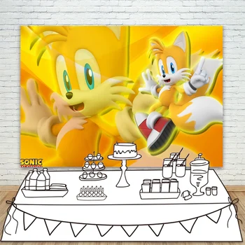 Photo Backgrounds Sonic Generations Tails Photographic Backdrops For Kids Boys Birthday Party Decorations Photo Studio Props
Photo Backgrounds Sonic Generations Tails Photographic Backdrops For Kids Boys Birthday Party Decorations Photo Studio Props