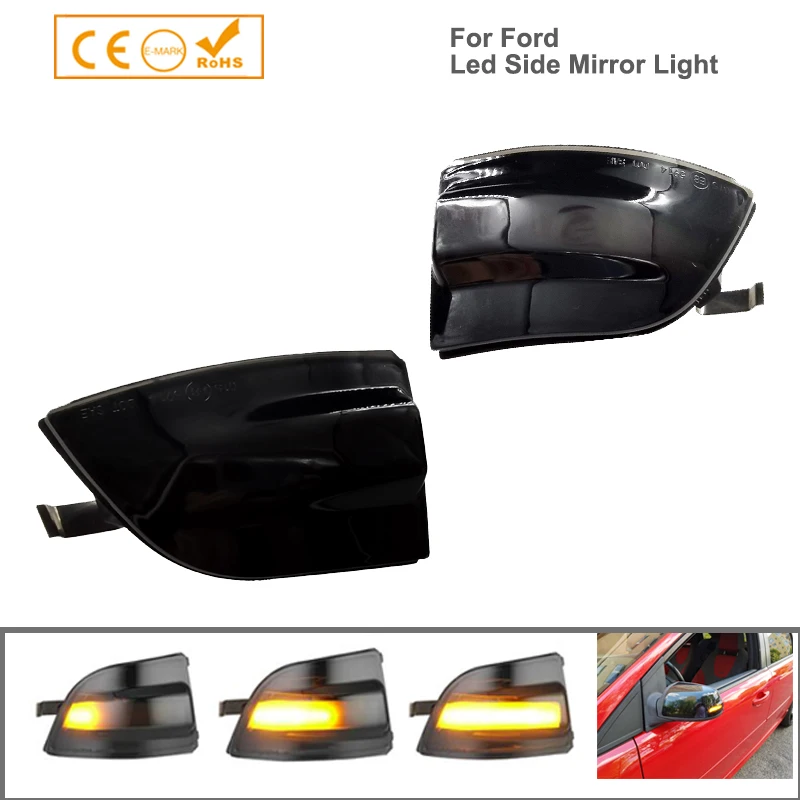 2x Amber LED Dynamic Turn Signal Blinker Sequential Side Mirror Indicator Light For Ford Focus 2 MK2 2004-2008 C-MAX
2x Amber LED Dynamic Turn Signal Blinker Sequential Side Mirror Indicator Light For Ford Focus 2 MK2 2004-2008 C-MAX