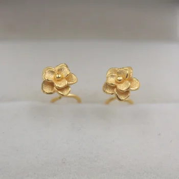 New Arrival Real 24K Yellow Gold Earrings 3D Perfect Flower Stud Earrings 1.5-2g 17x8mm / Women Earrings
New Arrival Real 24K Yellow Gold Earrings 3D Perfect Flower Stud Earrings 1.5-2g 17x8mm / Women Earrings