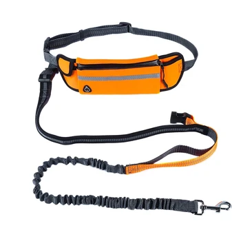 Hands Free Dog Running Leash with Waist Pocket Adjustable Belt Shock Absorbing Bungee Fits up to 45 inch Waist 
Hands Free Dog Running Leash with Waist Pocket Adjustable Belt Shock Absorbing Bungee Fits up to 45 inch Waist