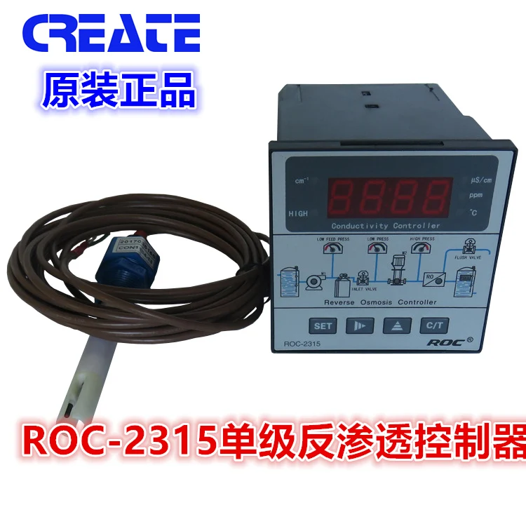 ROC-2315 original CCT7320 industrial online single-stage reverse osmosis + resistivity meter RO controller
ROC-2315 original CCT7320 industrial online single-stage reverse osmosis + resistivity meter RO controller