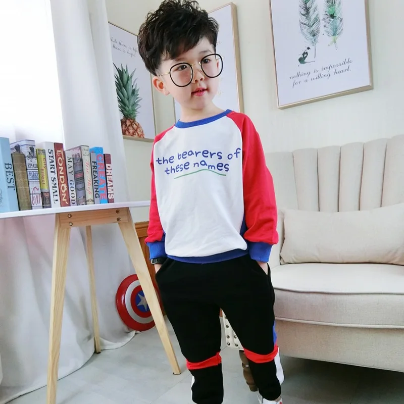 BOY'S Spring Clothing Set 2019 New Style Children Long-sleeved Sweater Two-Piece Set Children Baby Sports Clothes Korean-style
BOY'S Spring Clothing Set 2019 New Style Children Long-sleeved Sweater Two-Piece Set Children Baby Sports Clothes Korean-style