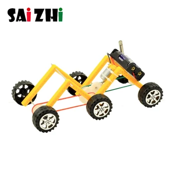 Saizhi Diy Six-Wheeled Climbing off-Road Car Children Science Technology Small Production Students DIY Assembled Material Kits 
Saizhi Diy Six-Wheeled Climbing off-Road Car Children Science Technology Small Production Students DIY Assembled Material Kits