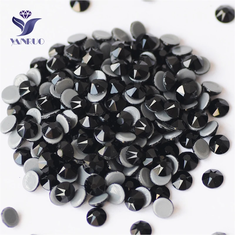 YANRUO 2088HF All Sizes Jet Glass Strass DIY Iron On Hot Fix Flat Back Hotfix Crystals Black Rhinestones For Dress
YANRUO 2088HF All Sizes Jet Glass Strass DIY Iron On Hot Fix Flat Back Hotfix Crystals Black Rhinestones For Dress