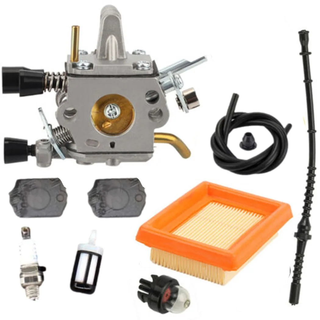 Carburetor Air Filter Kit For Stihl FS120 FS200 FS250 FS300 FS350 HT250 Zama C1Q-S162 With Spark Plug For Part NO.4134 120 0653
Carburetor Air Filter Kit For Stihl FS120 FS200 FS250 FS300 FS350 HT250 Zama C1Q-S162 With Spark Plug For Part NO.4134 120 0653