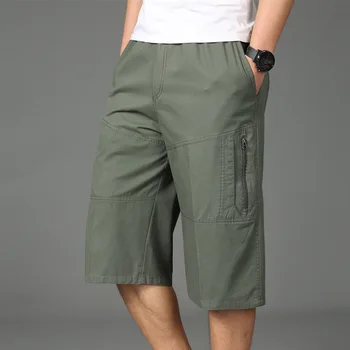 Men's Leisure Pants Elastic Pants Big Code Seven Points Pants Pure Cotton Multi-bag Overalls Leisure Fishing Beach Pants
Men's Leisure Pants Elastic Pants Big Code Seven Points Pants Pure Cotton Multi-bag Overalls Leisure Fishing Beach Pants