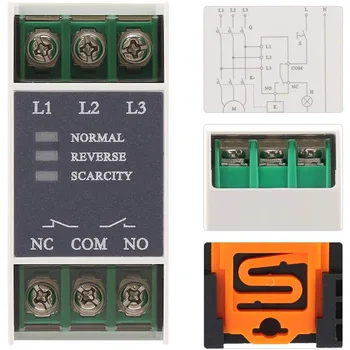 Phase Sequence Relay 3 Phase Failure Loss Protection 220-380VAC TG30 ALI88 
Phase Sequence Relay 3 Phase Failure Loss Protection 220-380VAC TG30 ALI88