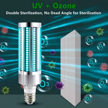 60W UV Germicidal Lamp Led UVC Light Bulb E26/E27 Germicidal Lamp Remote Control Timing
60W UV Germicidal Lamp Led UVC Light Bulb E26/E27 Germicidal Lamp Remote Control Timing