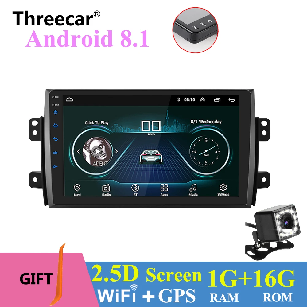 9" 2din 2.5D Screen Android 8.1 Multimedia player for 2006-2012 Suzuki SX4 with Autoradio GPS Navigation Bluetooth Radio
9" 2din 2.5D Screen Android 8.1 Multimedia player for 2006-2012 Suzuki SX4 with Autoradio GPS Navigation Bluetooth Radio