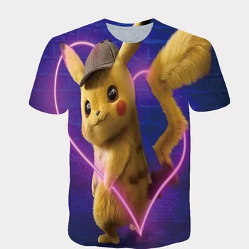 3D Fashion Harajuku Japanese Style Pokemon Pikachu T-shirt Kids Top Street T-shirt Costume
3D Fashion Harajuku Japanese Style Pokemon Pikachu T-shirt Kids Top Street T-shirt Costume