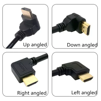 HDMI 1.4 Male 90 Degree Left Right Down Up Angled Type to HDMI Male Cable Cord Support 3D & Ethernet 50cm 0.5m
HDMI 1.4 Male 90 Degree Left Right Down Up Angled Type to HDMI Male Cable Cord Support 3D & Ethernet 50cm 0.5m