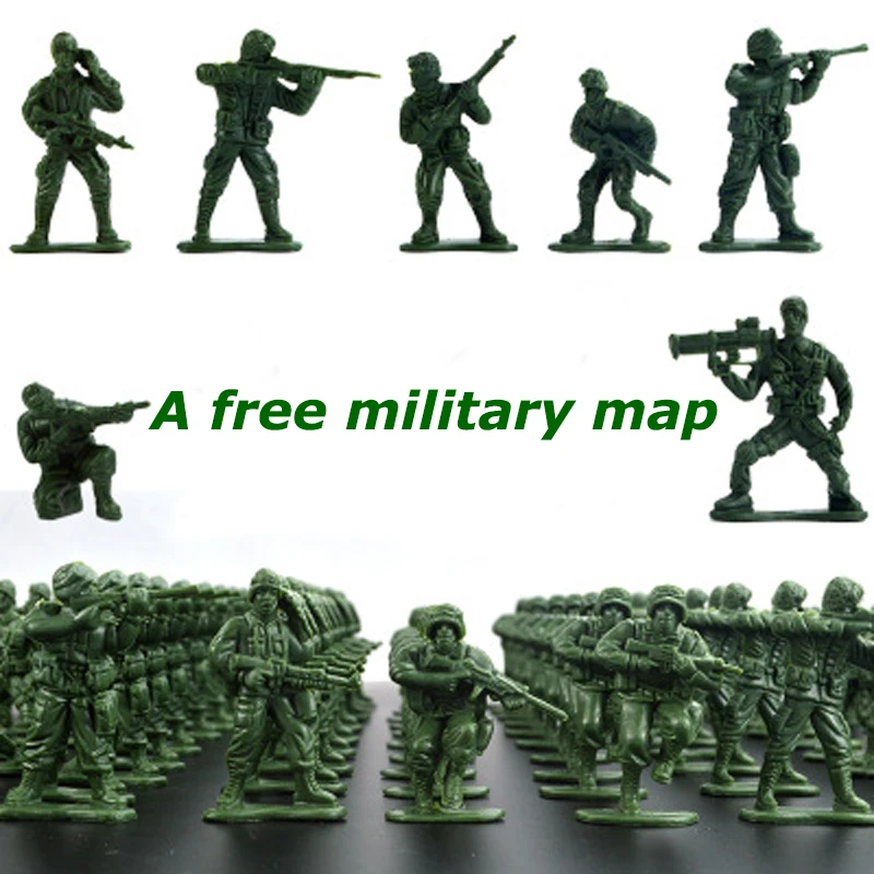 

SoldierModel Set Building Blocks Doll Action Figures Sand Table Toys Plastic Collective Model Toys For Kids Military Gift