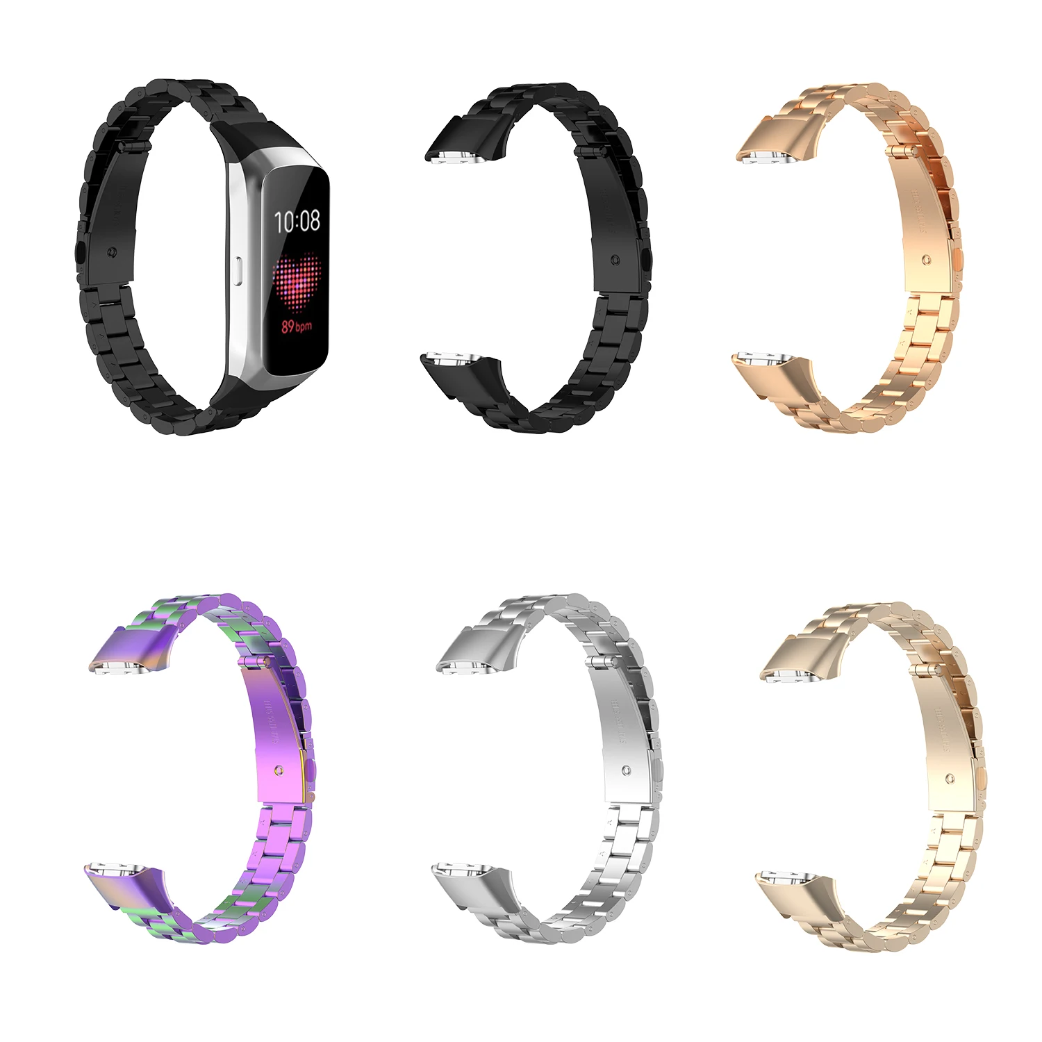 For Samsung Galaxy Fit SM-R370 Watchband Smart Watch Three Beads Stainless Steel Strap Medium Size Unisex Smartwatch Accessories
For Samsung Galaxy Fit SM-R370 Watchband Smart Watch Three Beads Stainless Steel Strap Medium Size Unisex Smartwatch Accessories